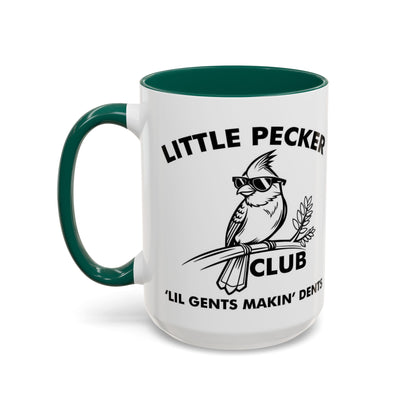 Funny 'Little Pecker Club' Coffee Mug — 11oz/15oz Ceramic Novelty Cup - Ramshackle Shack