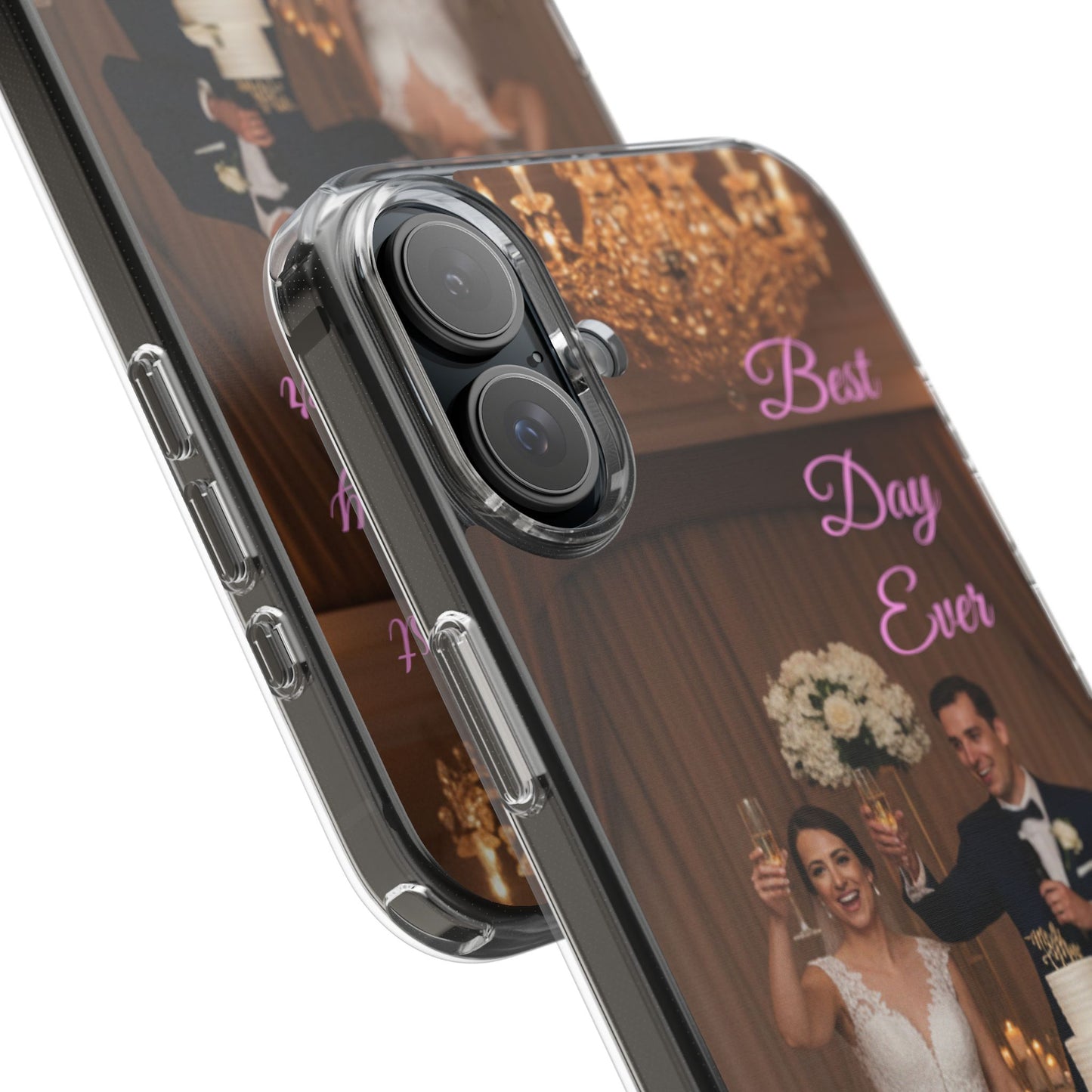 Personalized Clear Impact-Resistant Phone Case — Custom Photo & Message - Ramshackle Shack