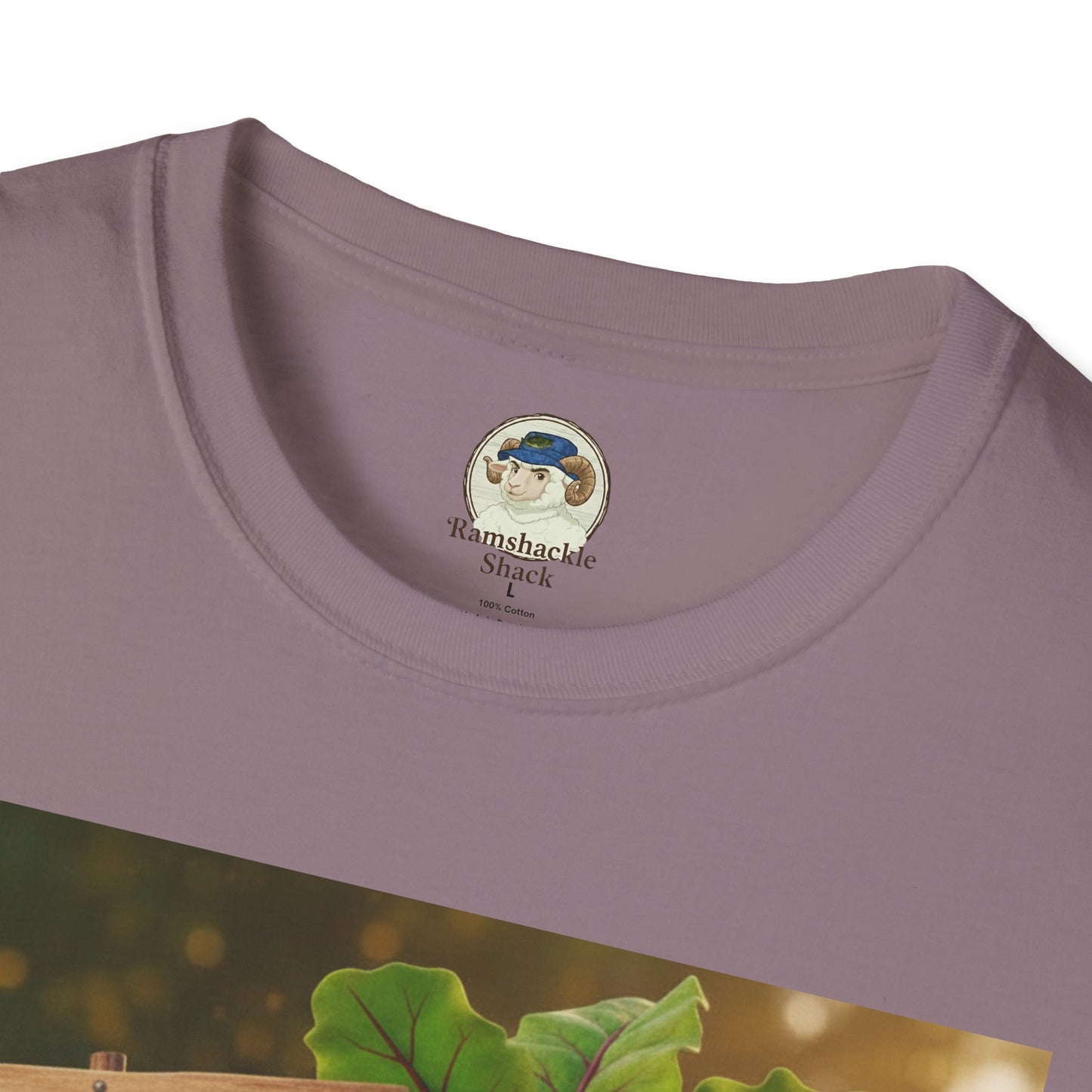 Unisex softstyle T-shirt featuring a humorous beetroot graphic design by Printify, casual and comfortable for everyday wear.