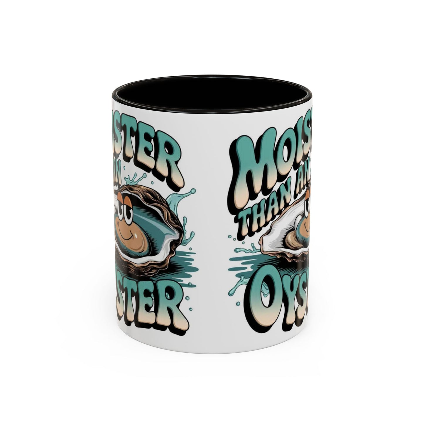 Moister Than An Oyster Coffee Mug — Funny Retro Oyster Seafood Gift (11oz, 15oz) - Ramshackle Shack