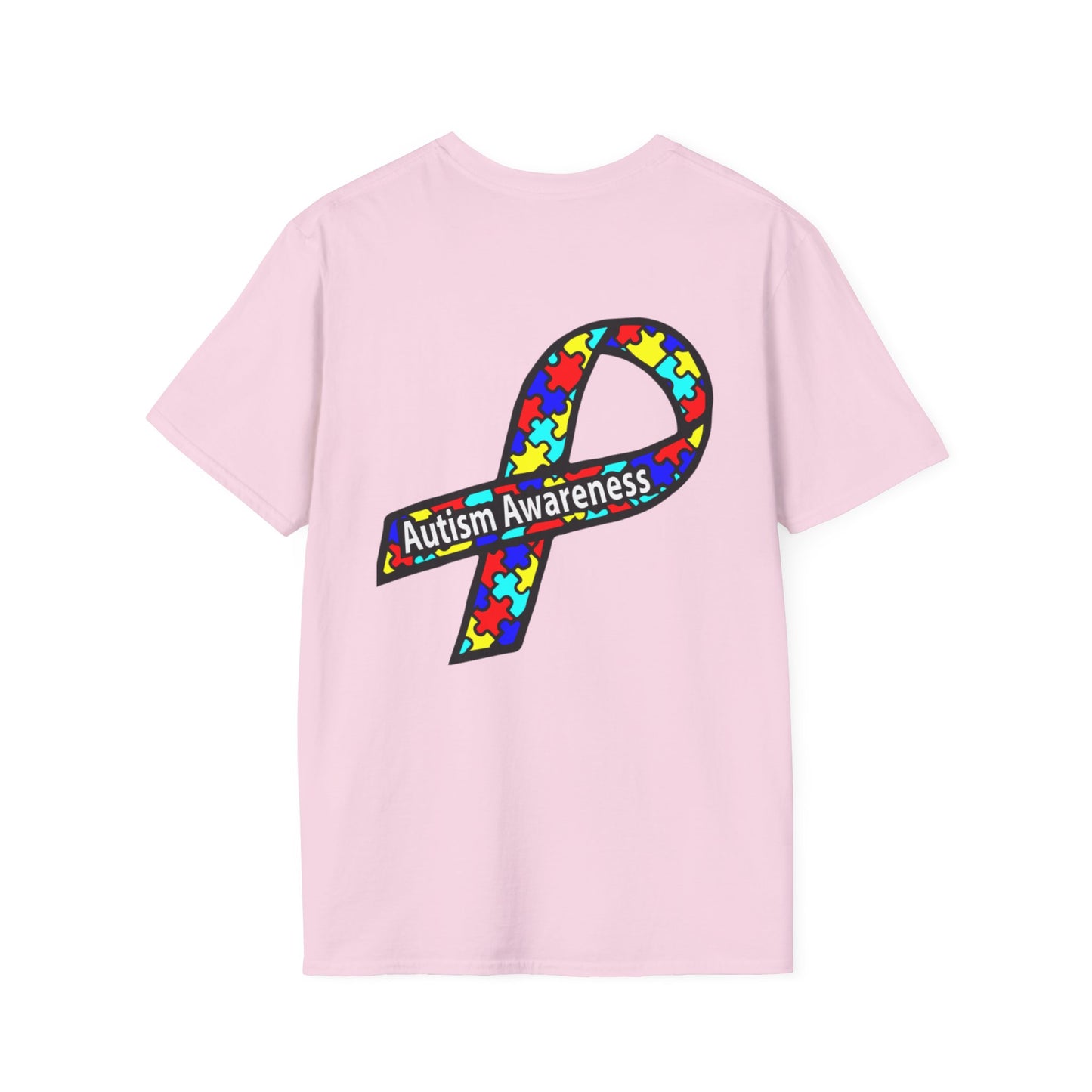 Autism Awareness T-Shirt — Live Love Accept Rainbow Puzzle Ribbon - Ramshackle Shack