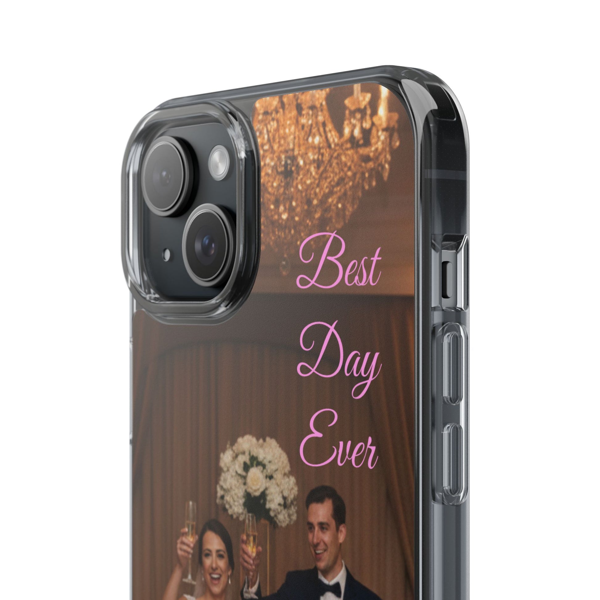 Personalized Clear Impact-Resistant Phone Case — Custom Photo & Message - Ramshackle Shack