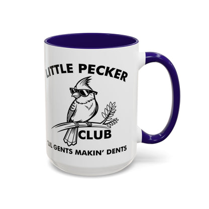 Funny 'Little Pecker Club' Coffee Mug — 11oz/15oz Ceramic Novelty Cup - Ramshackle Shack