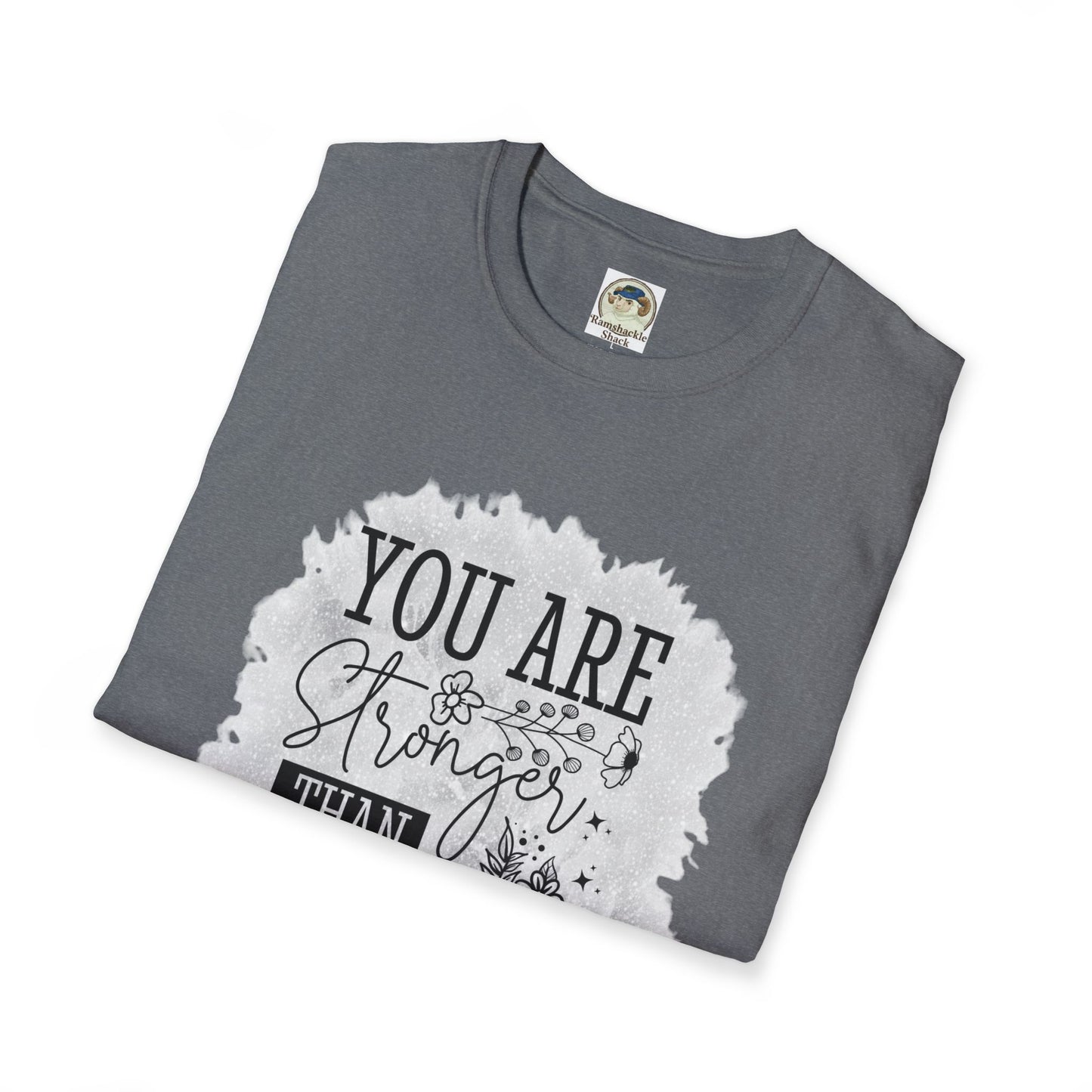 You Are Stronger Than The Storm Graphic Tee — "And Still I Rise" Inspirational T-Shirt - Ramshackle Shack