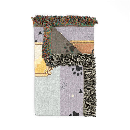 Pet Photo Personalized Woven Blanket - Ramshackle Shack