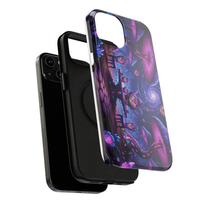Psychedelic Mushroom Galaxy Phone Case — Impact-Resistant - Ramshackle Shack