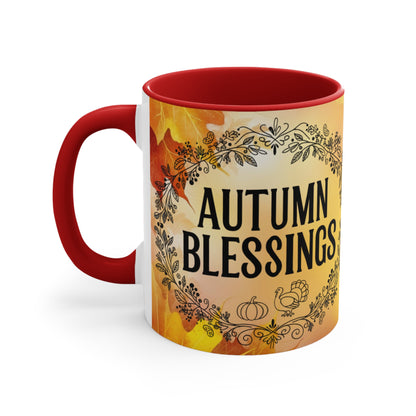 Mug - Autumn Blessings Coffee Cup for Fall Season - Ramshackle Shack