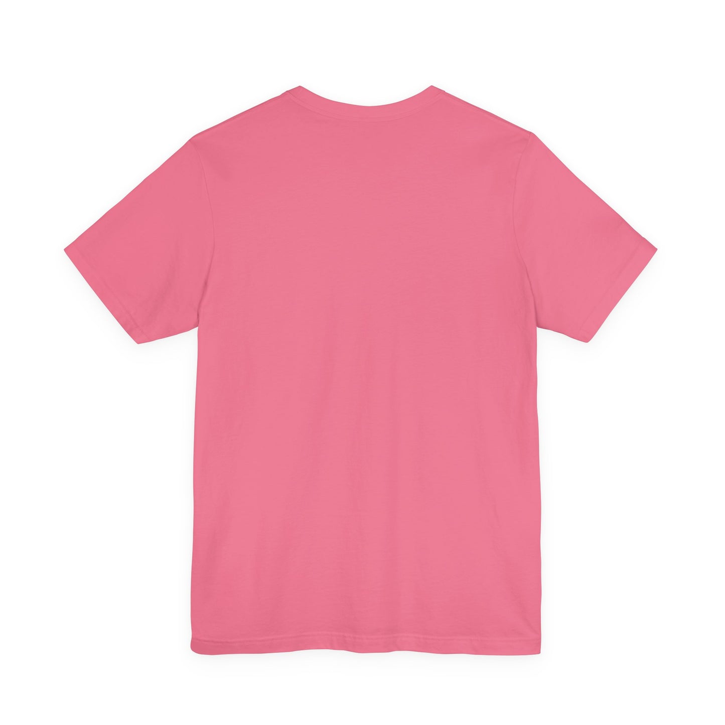 Capybara in Suit Desk Tee by Printify featuring "Stuck on Repeat" personalized nameplate design on a casual t-shirt.