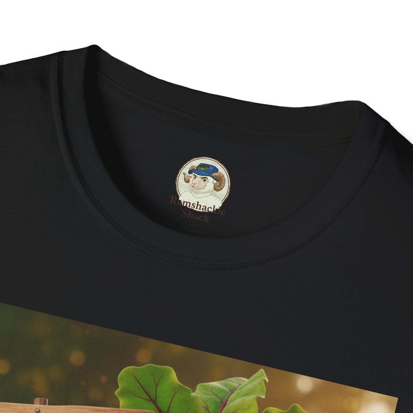 Unisex softstyle T-shirt with a humorous beetroot graphic and "Just Beet It!" slogan, printed by Printify.