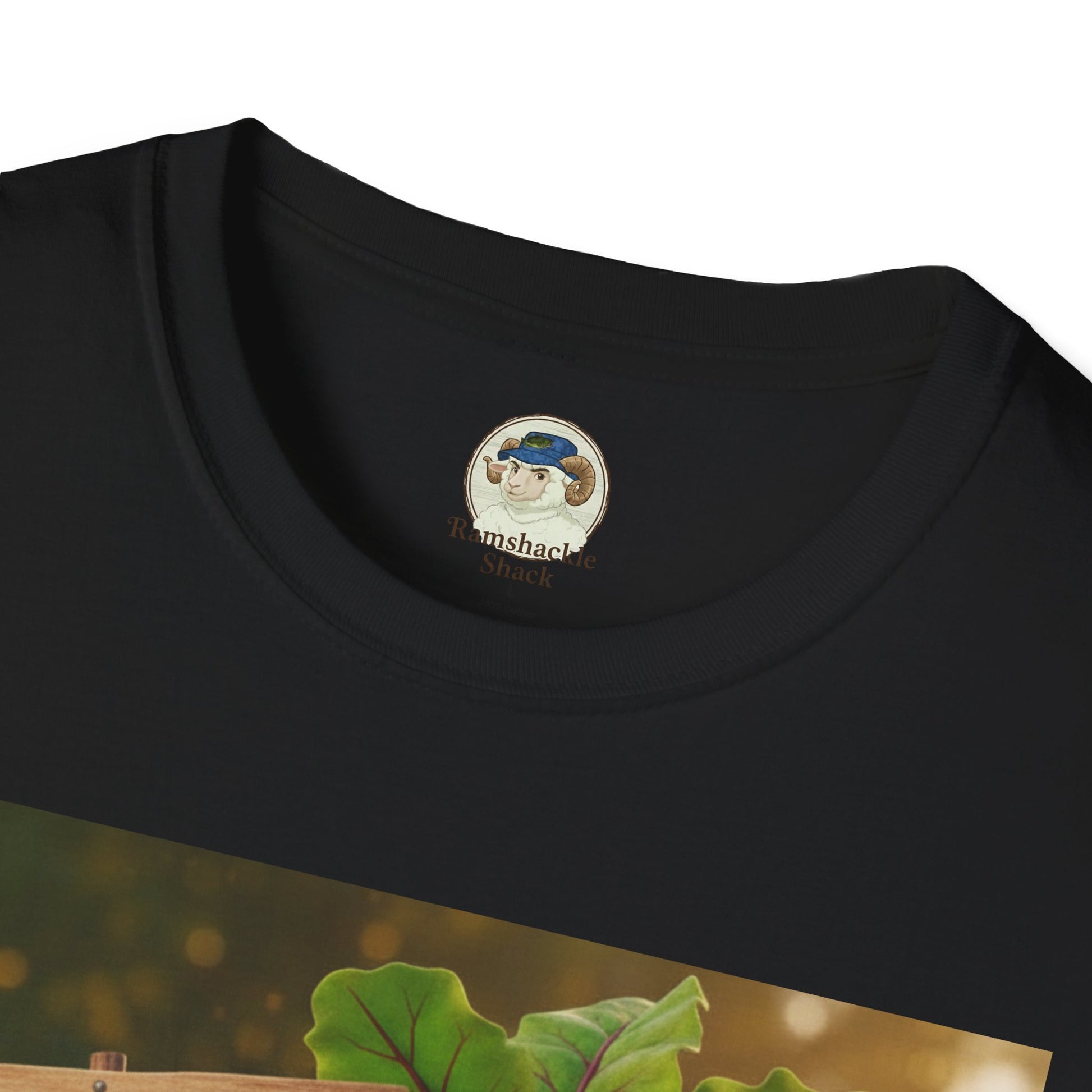 Unisex softstyle T-shirt with a humorous beetroot graphic and "Just Beet It!" slogan, printed by Printify.