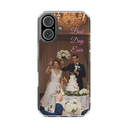 Personalized Clear Impact-Resistant Phone Case — Custom Photo & Message - Ramshackle Shack