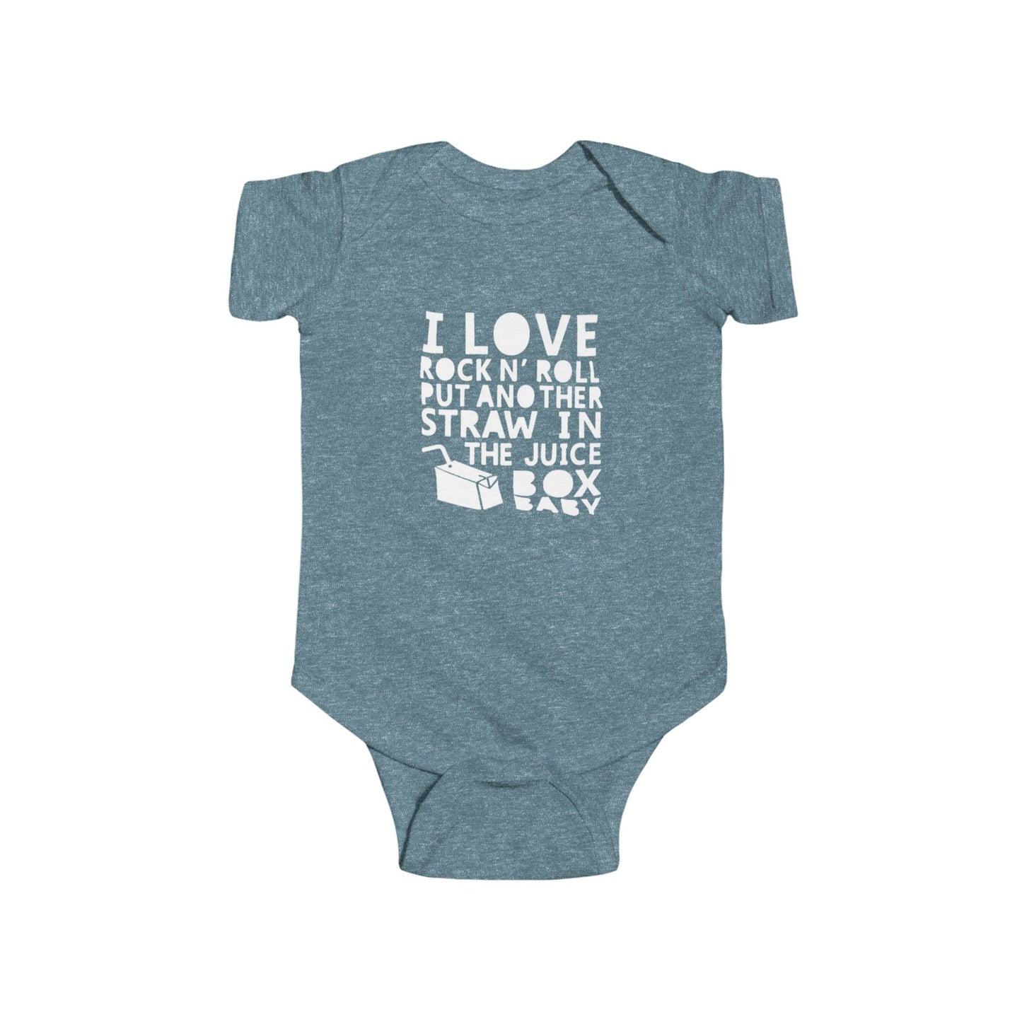 I Love Rock and Roll! Put Another Dime in the Juicebox Baby. (Rock Star Baby) Infant Bodysuit - Ramshackle Shack