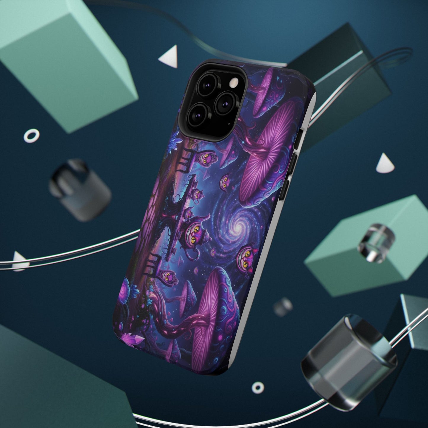 Psychedelic Mushroom Galaxy Phone Case — Impact-Resistant - Ramshackle Shack