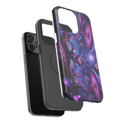 Psychedelic Mushroom Galaxy Phone Case — Impact-Resistant - Ramshackle Shack