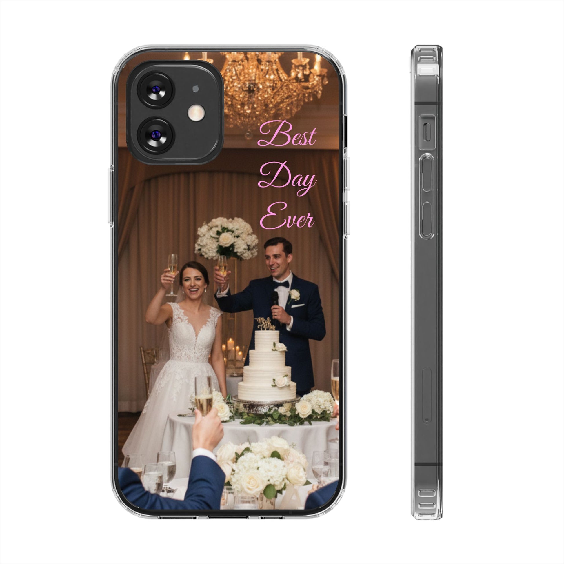 Personalized Clear Impact-Resistant Phone Case — Custom Photo & Message - Ramshackle Shack