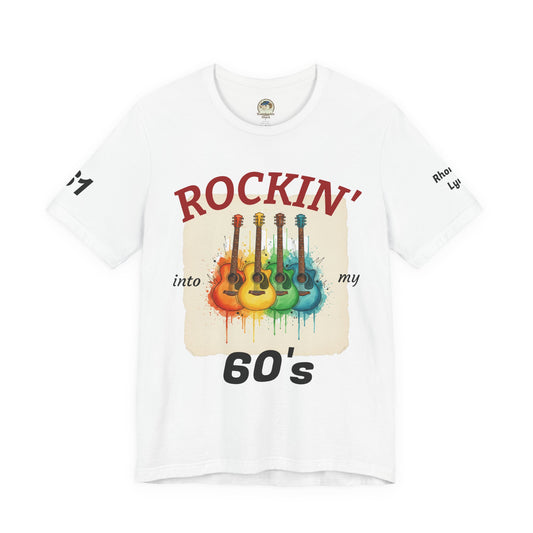 Watercolor Rainbow Guitars T Shirt  Acoustic Guitar Art Tee - Ramshackle Shack