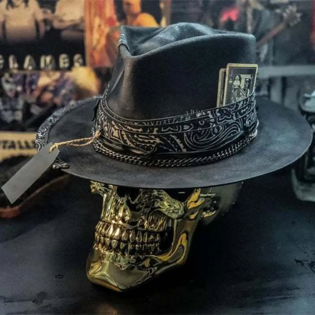 Handmade Western Cowboy Skull Hat (European and American) - Ramshackle Shack