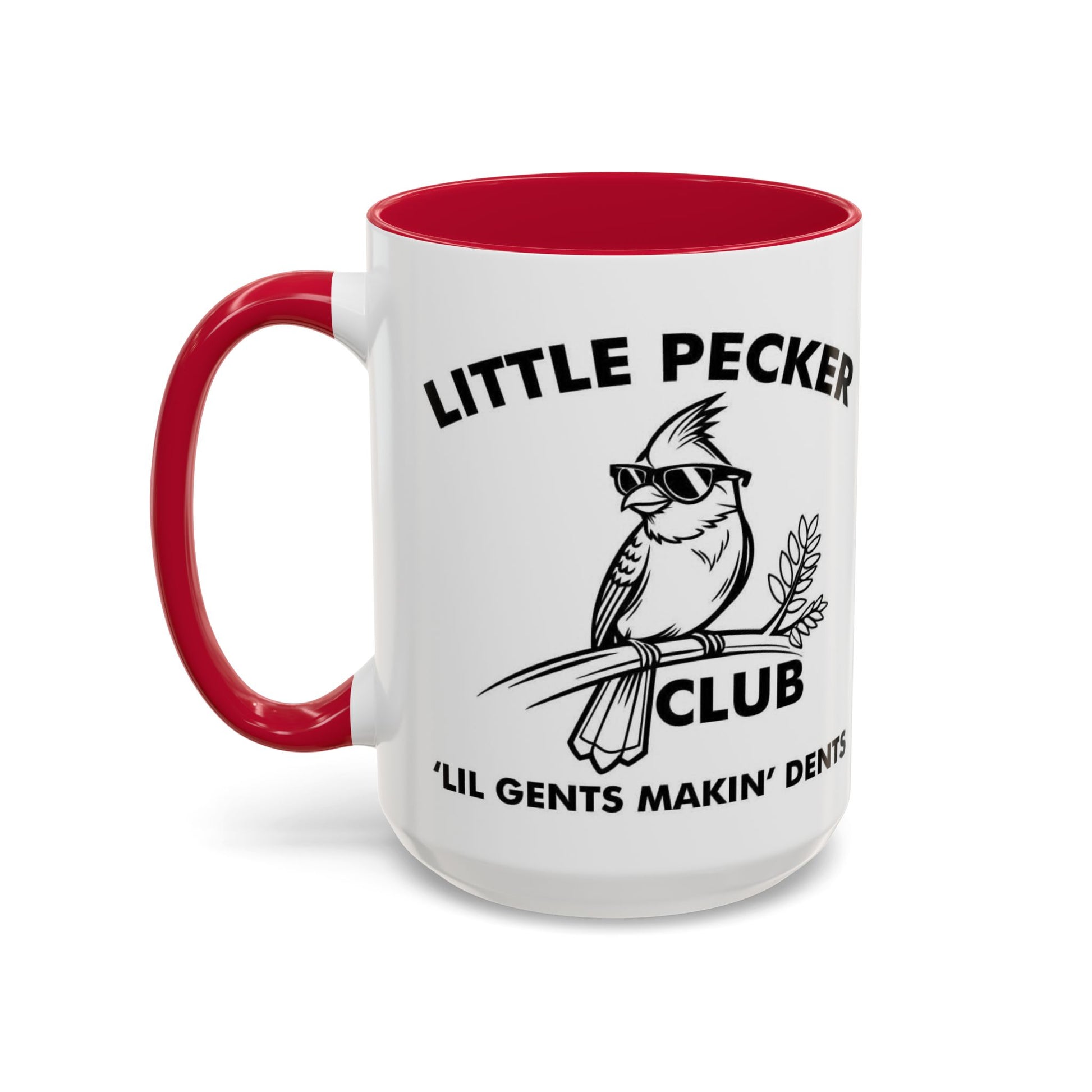 Funny 'Little Pecker Club' Coffee Mug — 11oz/15oz Ceramic Novelty Cup - Ramshackle Shack