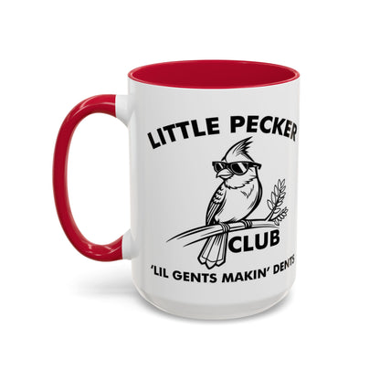Funny 'Little Pecker Club' Coffee Mug — 11oz/15oz Ceramic Novelty Cup - Ramshackle Shack