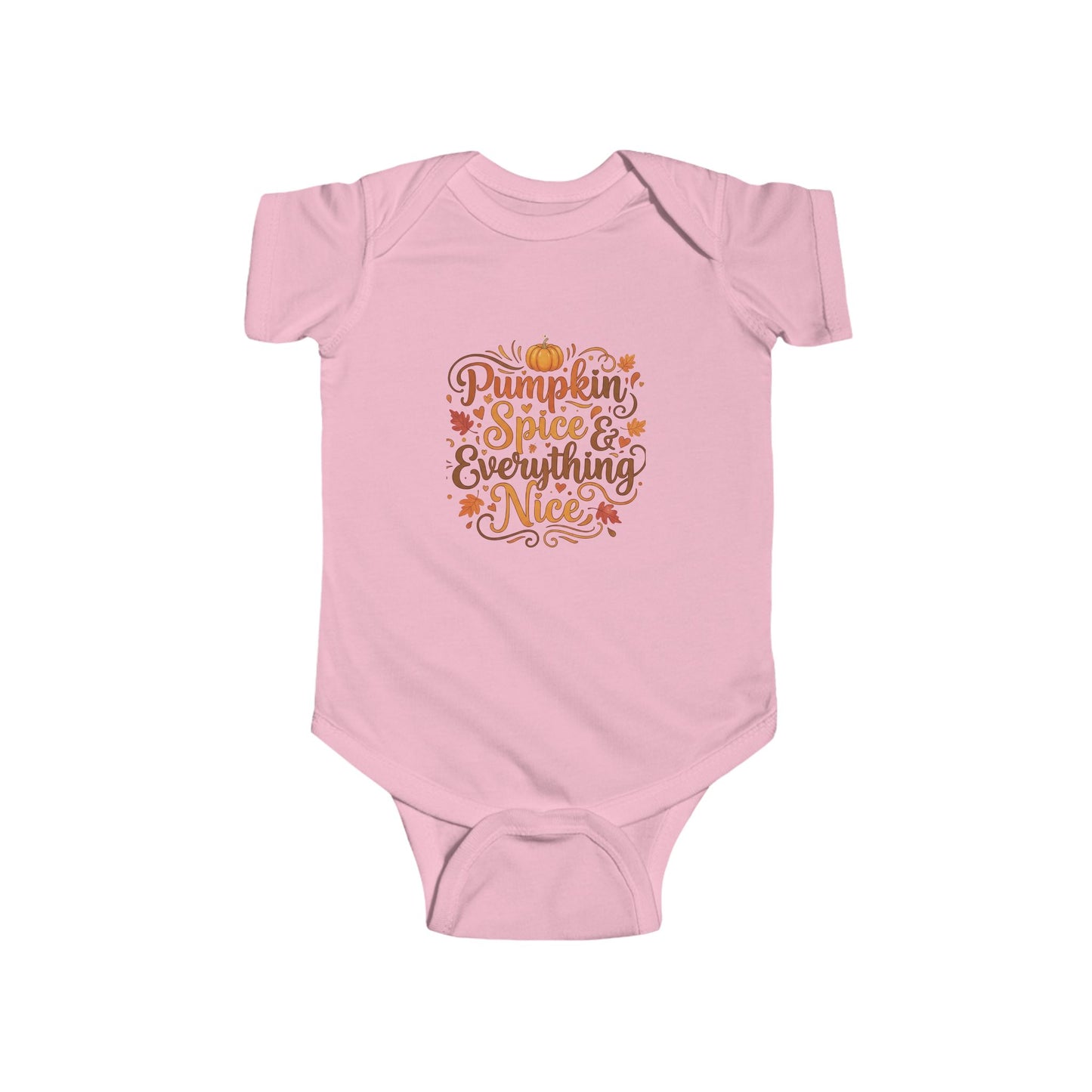 Infant Bodysuit - Pumpkin Spice and Everything Nice Fall Design - Ramshackle Shack