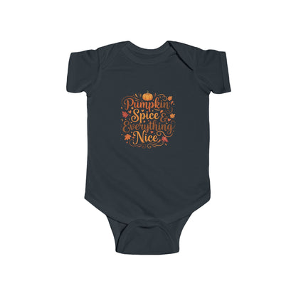 Infant Bodysuit - Pumpkin Spice and Everything Nice Fall Design - Ramshackle Shack