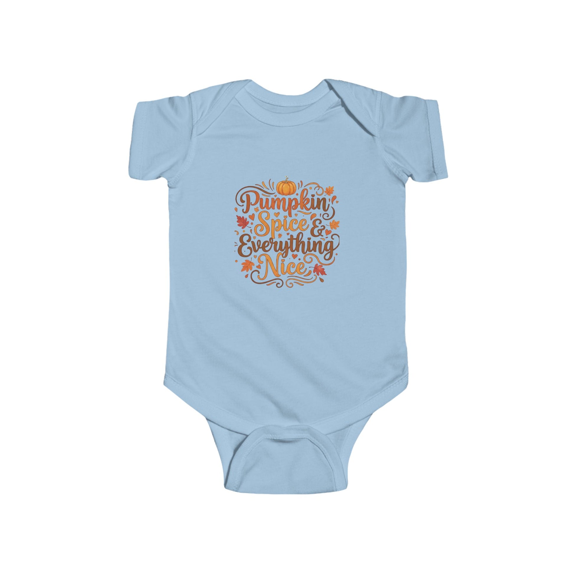 Infant Bodysuit - Pumpkin Spice and Everything Nice Fall Design - Ramshackle Shack