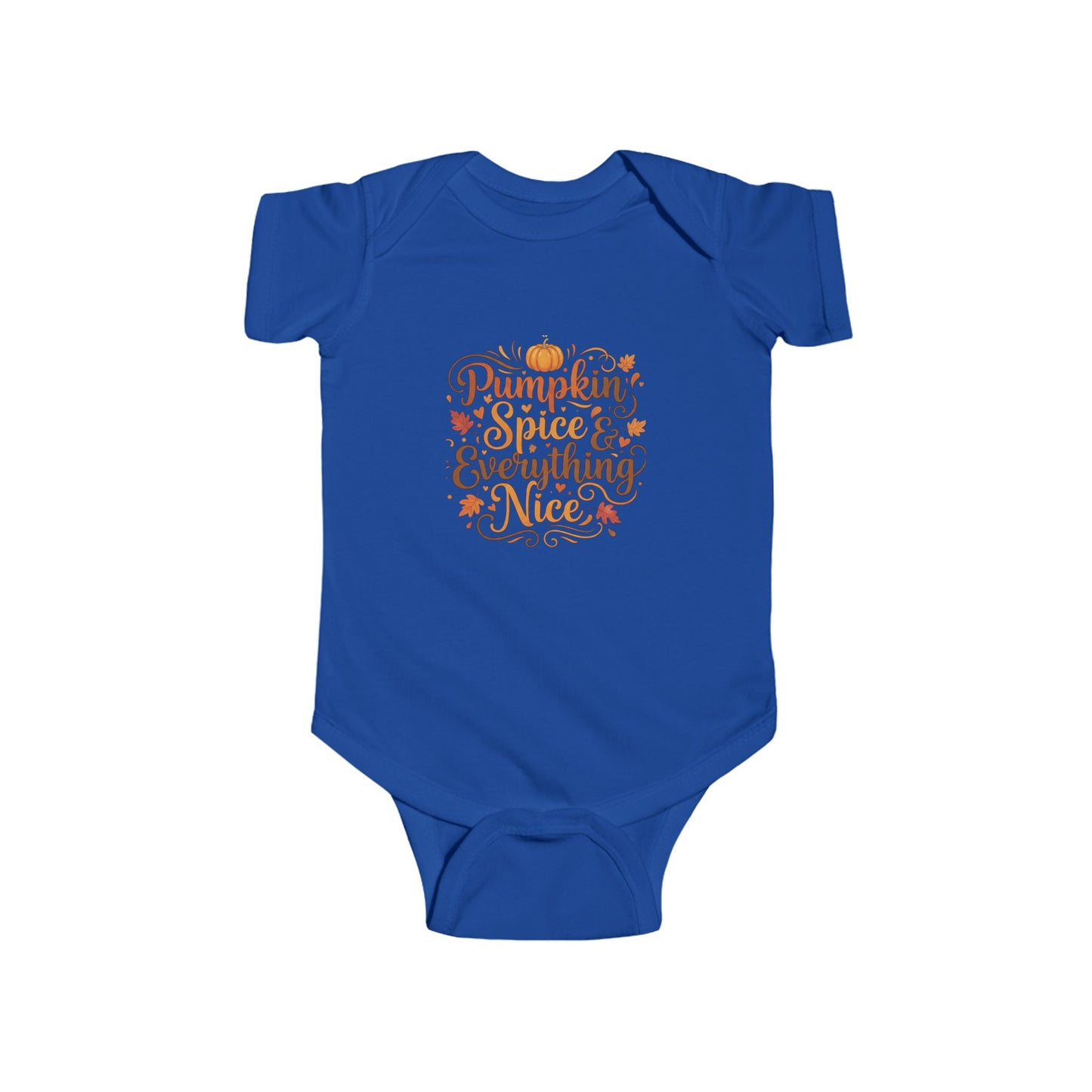 Infant Bodysuit - Pumpkin Spice and Everything Nice Fall Design - Ramshackle Shack