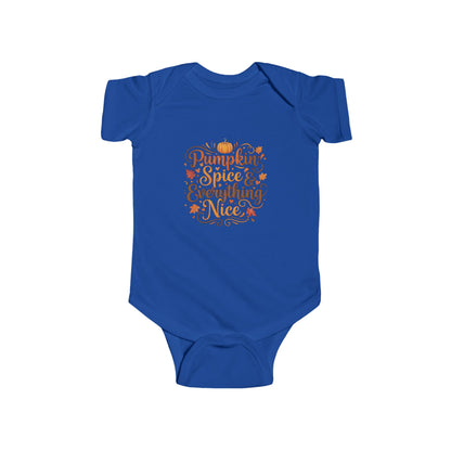 Infant Bodysuit - Pumpkin Spice and Everything Nice Fall Design - Ramshackle Shack