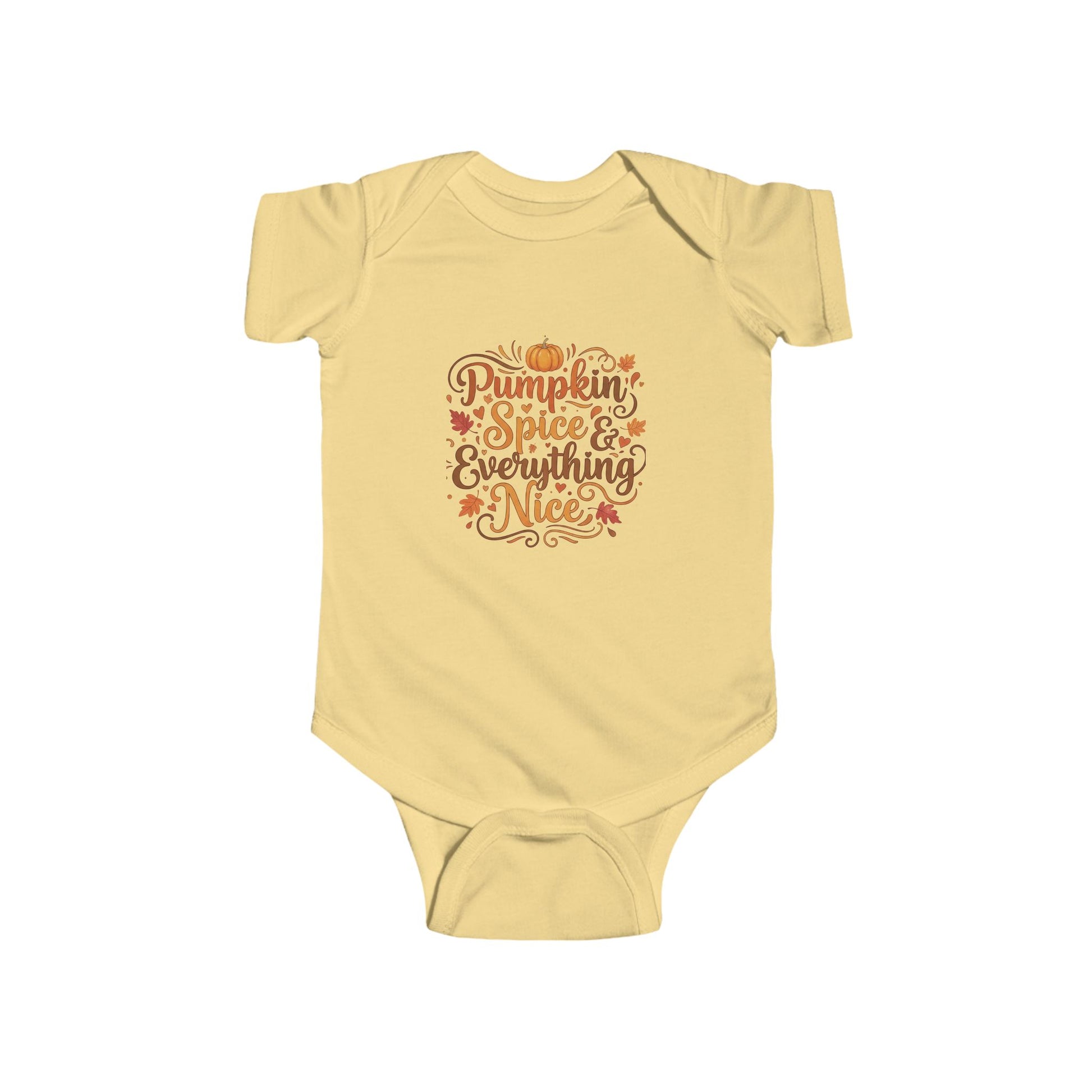 Infant Bodysuit - Pumpkin Spice and Everything Nice Fall Design - Ramshackle Shack