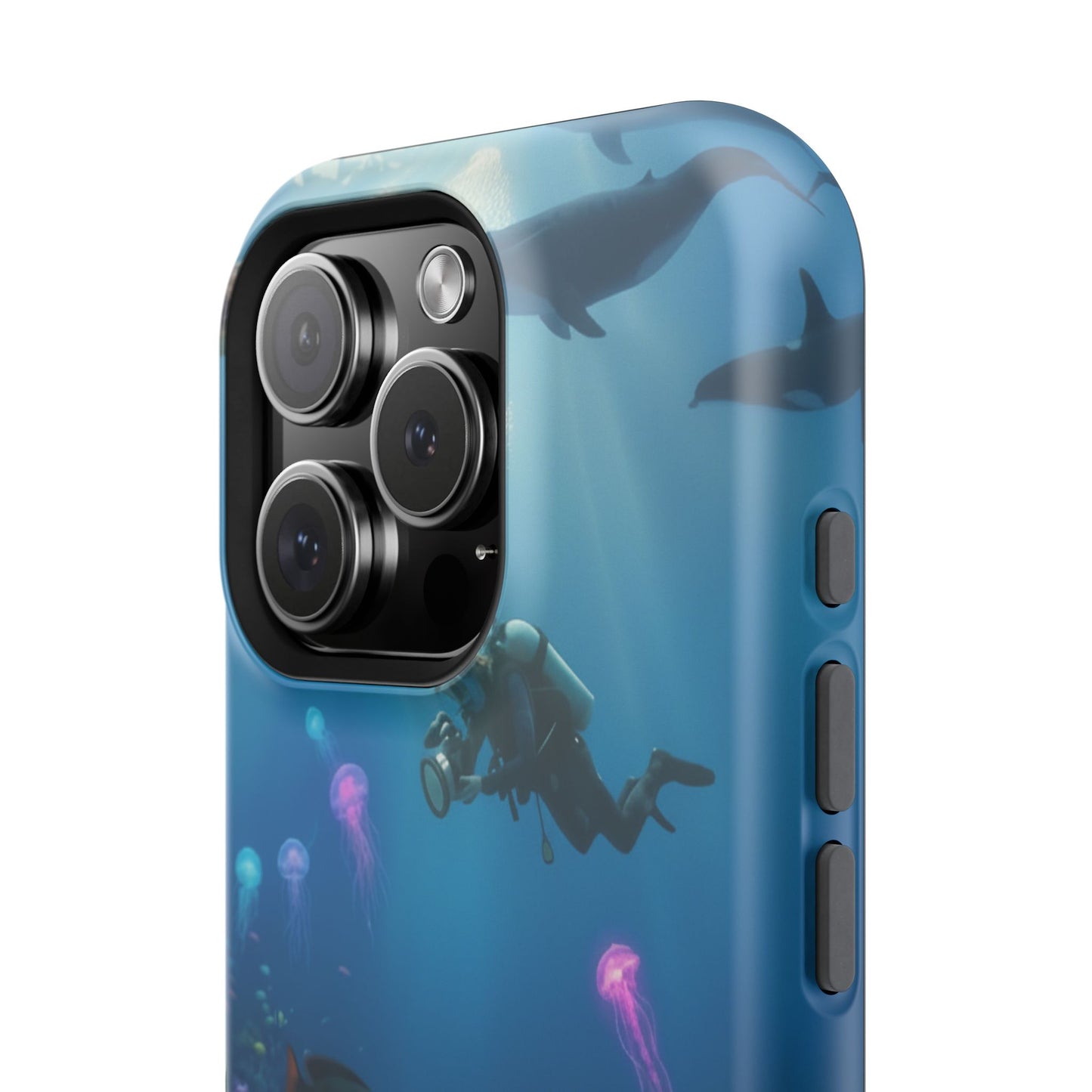 Underwater Diver Phone Case — Magnetic Impact‑Resistant Ocean Design