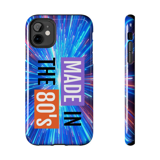 Made in the 80s Phone Case — Retro Neon 1980s Protective Phone Cover - Ramshackle Shack