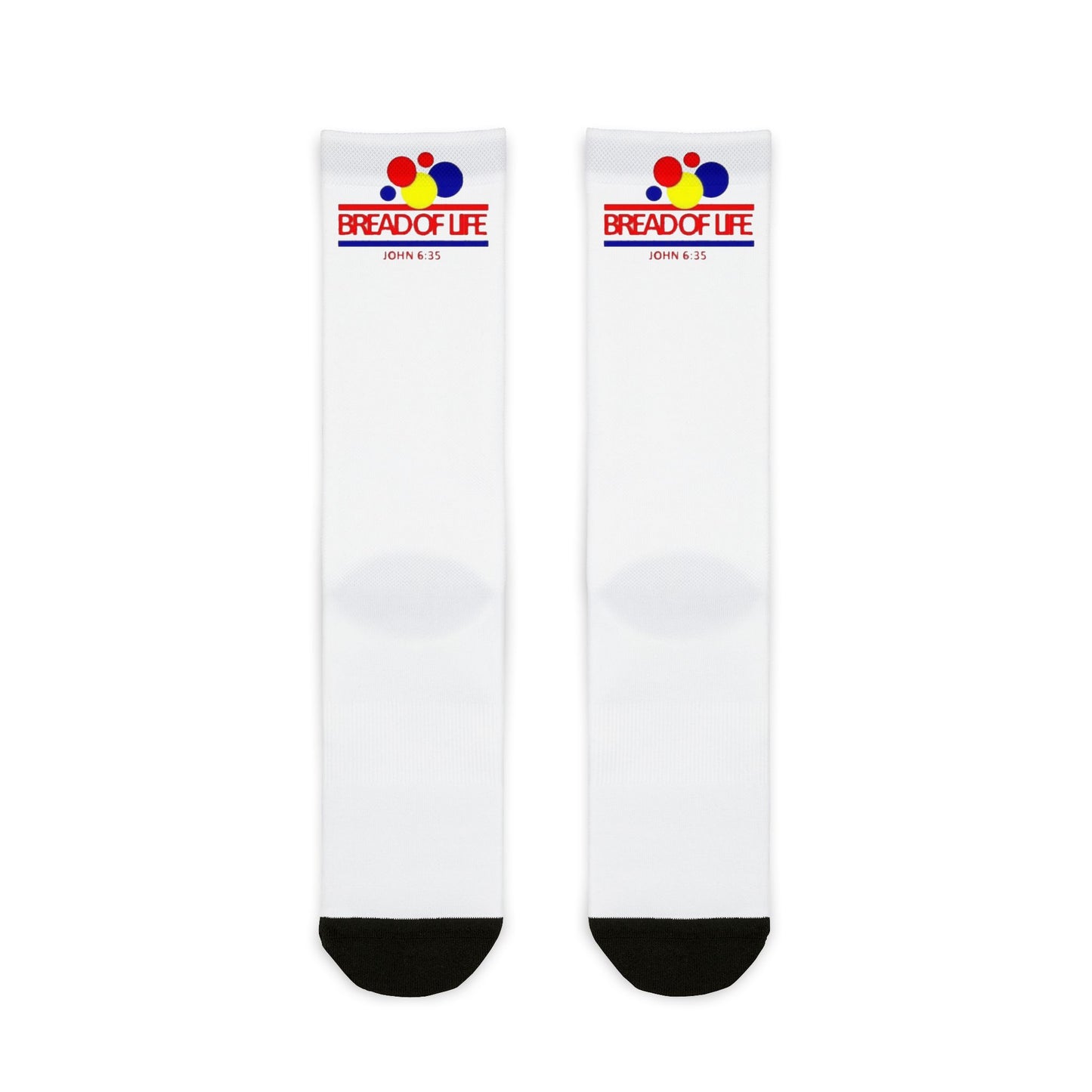 Retro look 'Bread of Life' Crew Socks - Ramshackle Shack