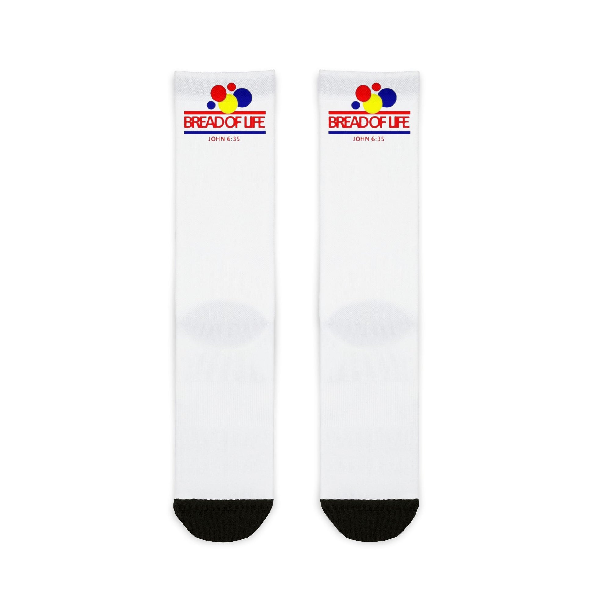Retro look 'Bread of Life' Crew Socks - Ramshackle Shack