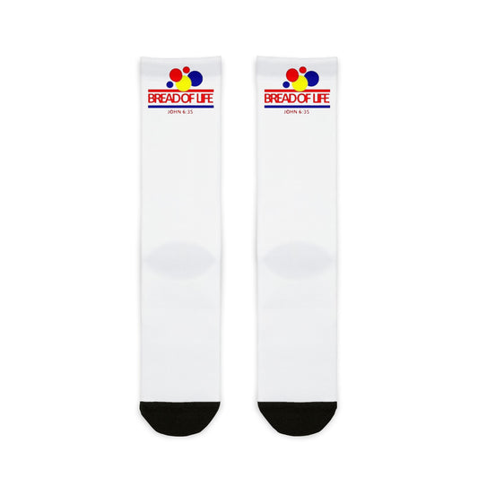 Retro look 'Bread of Life' Crew Socks - Ramshackle Shack