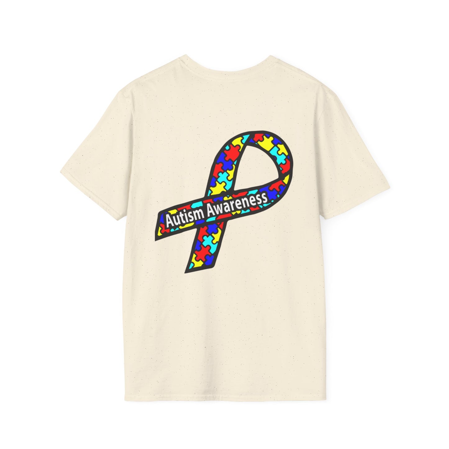 Autism Awareness T-Shirt — Live Love Accept Rainbow Puzzle Ribbon - Ramshackle Shack