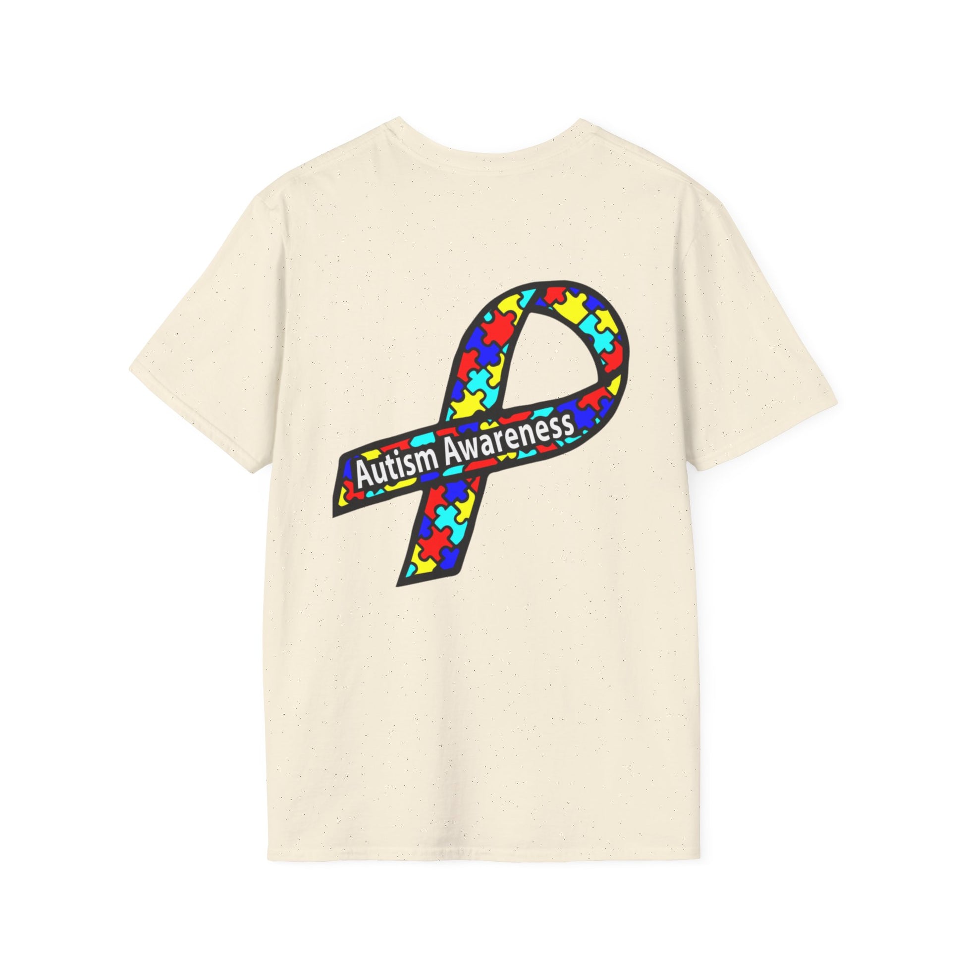 Autism Awareness T-Shirt — Live Love Accept Rainbow Puzzle Ribbon - Ramshackle Shack