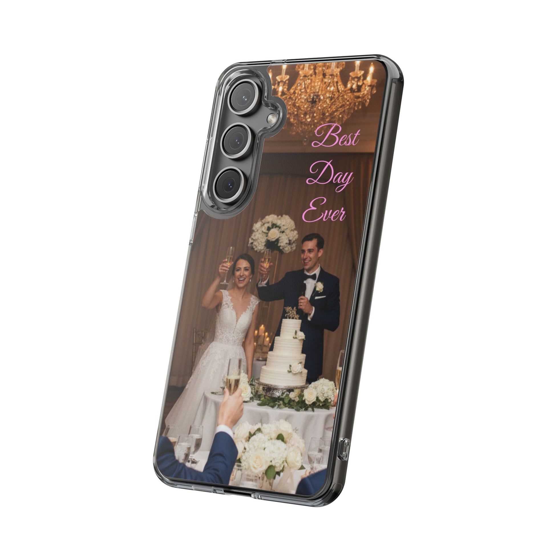 Personalized Clear Impact-Resistant Phone Case — Custom Photo & Message - Ramshackle Shack