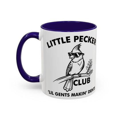 Funny 'Little Pecker Club' Coffee Mug — 11oz/15oz Ceramic Novelty Cup - Ramshackle Shack