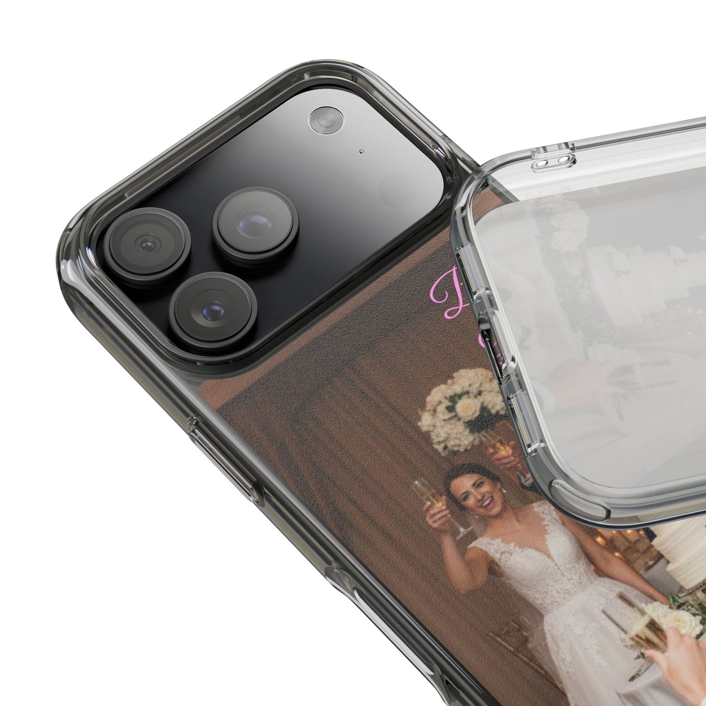Personalized Clear Impact-Resistant Phone Case — Custom Photo & Message - Ramshackle Shack