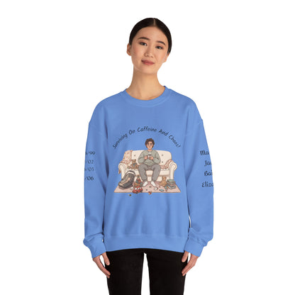Tired Parent Candid Humor Sweatshirt | mom humor, parenting meme - Ramshackle Shack