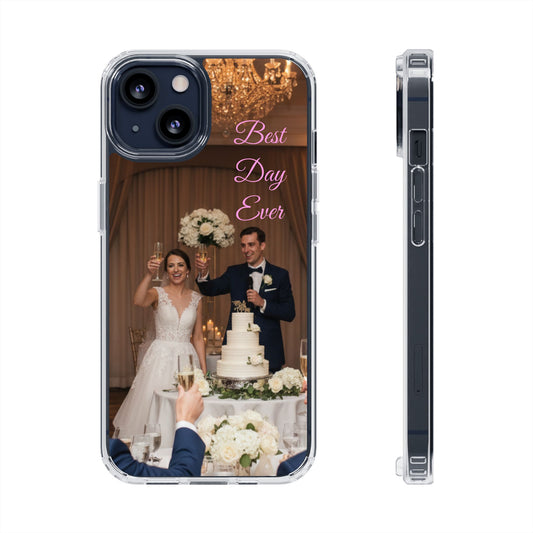 Personalized Clear Impact-Resistant Phone Case — Custom Photo & Message - Ramshackle Shack
