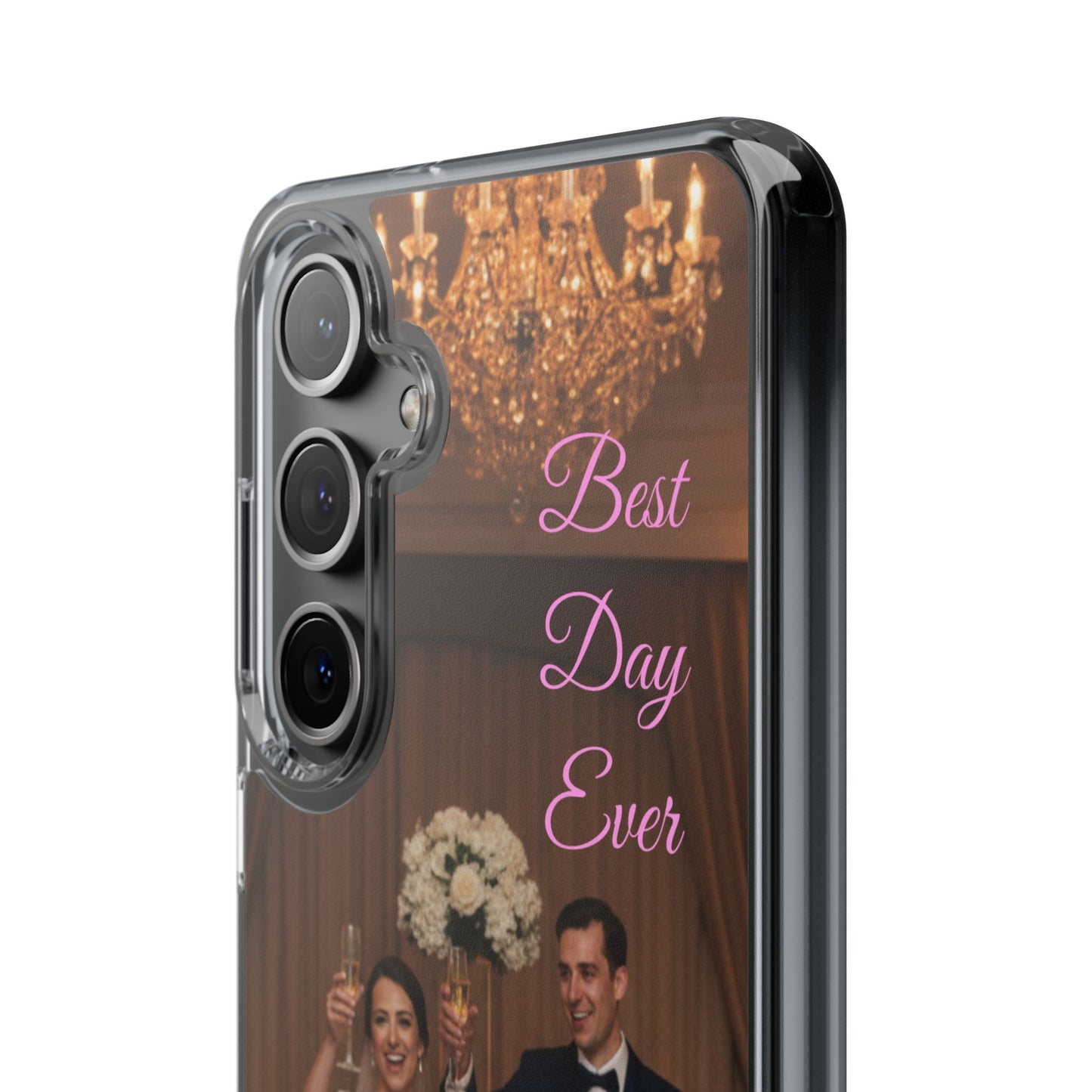 Personalized Clear Impact-Resistant Phone Case — Custom Photo & Message - Ramshackle Shack