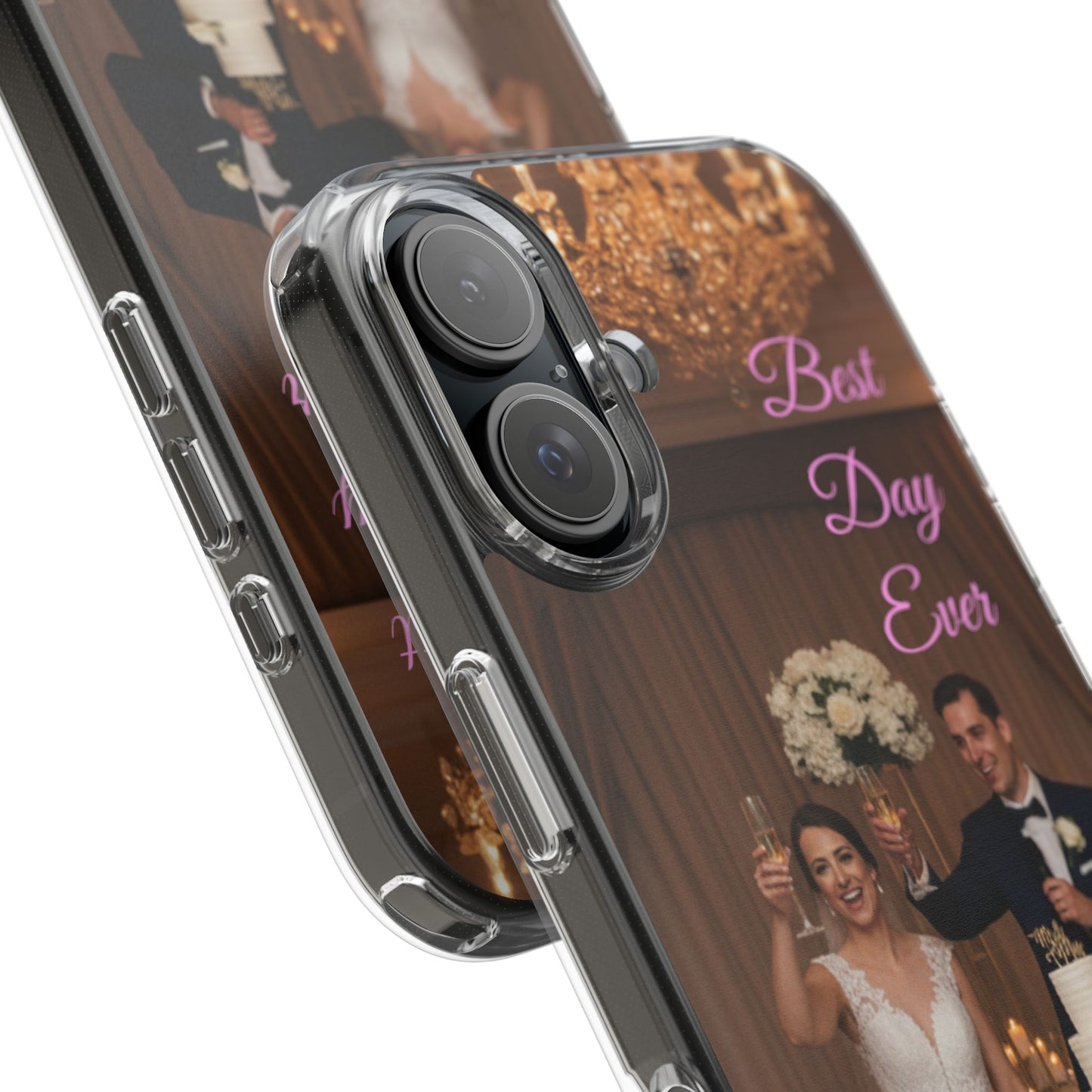 Personalized Clear Impact-Resistant Phone Case — Custom Photo & Message - Ramshackle Shack