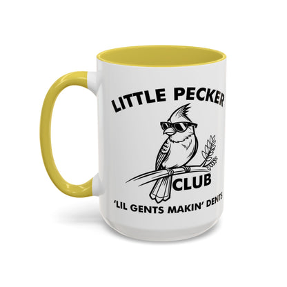 Funny 'Little Pecker Club' Coffee Mug — 11oz/15oz Ceramic Novelty Cup - Ramshackle Shack