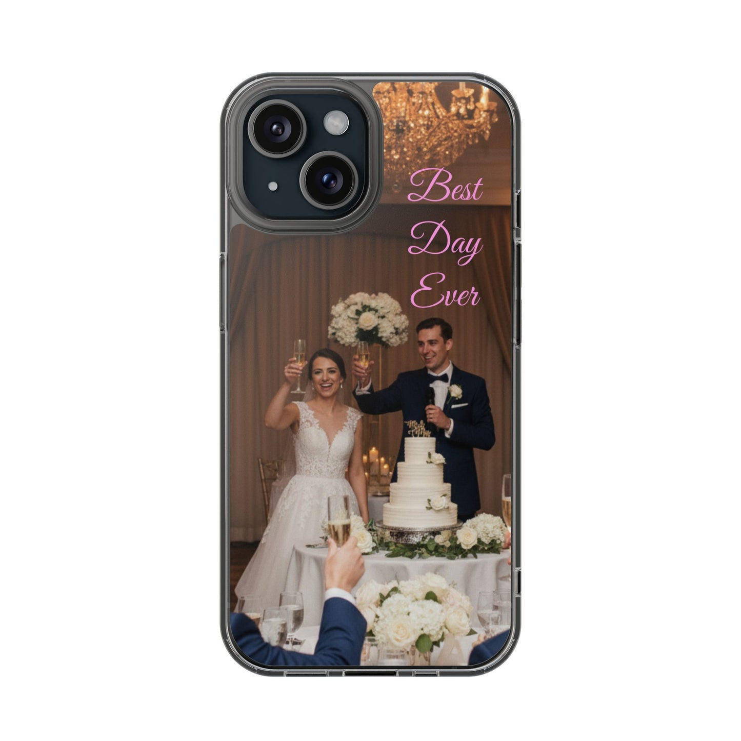 Personalized Clear Impact-Resistant Phone Case — Custom Photo & Message - Ramshackle Shack