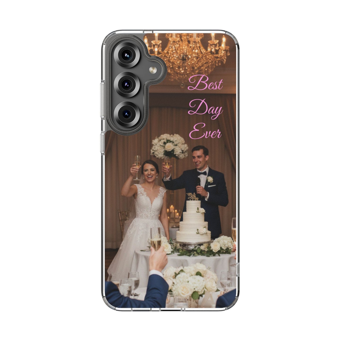 Personalized Clear Impact-Resistant Phone Case — Custom Photo & Message - Ramshackle Shack