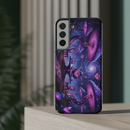 Psychedelic Mushroom Galaxy Phone Case — Impact-Resistant - Ramshackle Shack