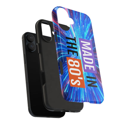 Made in the 80s Phone Case — Retro Neon 1980s Protective Phone Cover - Ramshackle Shack