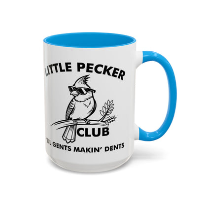 Funny 'Little Pecker Club' Coffee Mug — 11oz/15oz Ceramic Novelty Cup - Ramshackle Shack