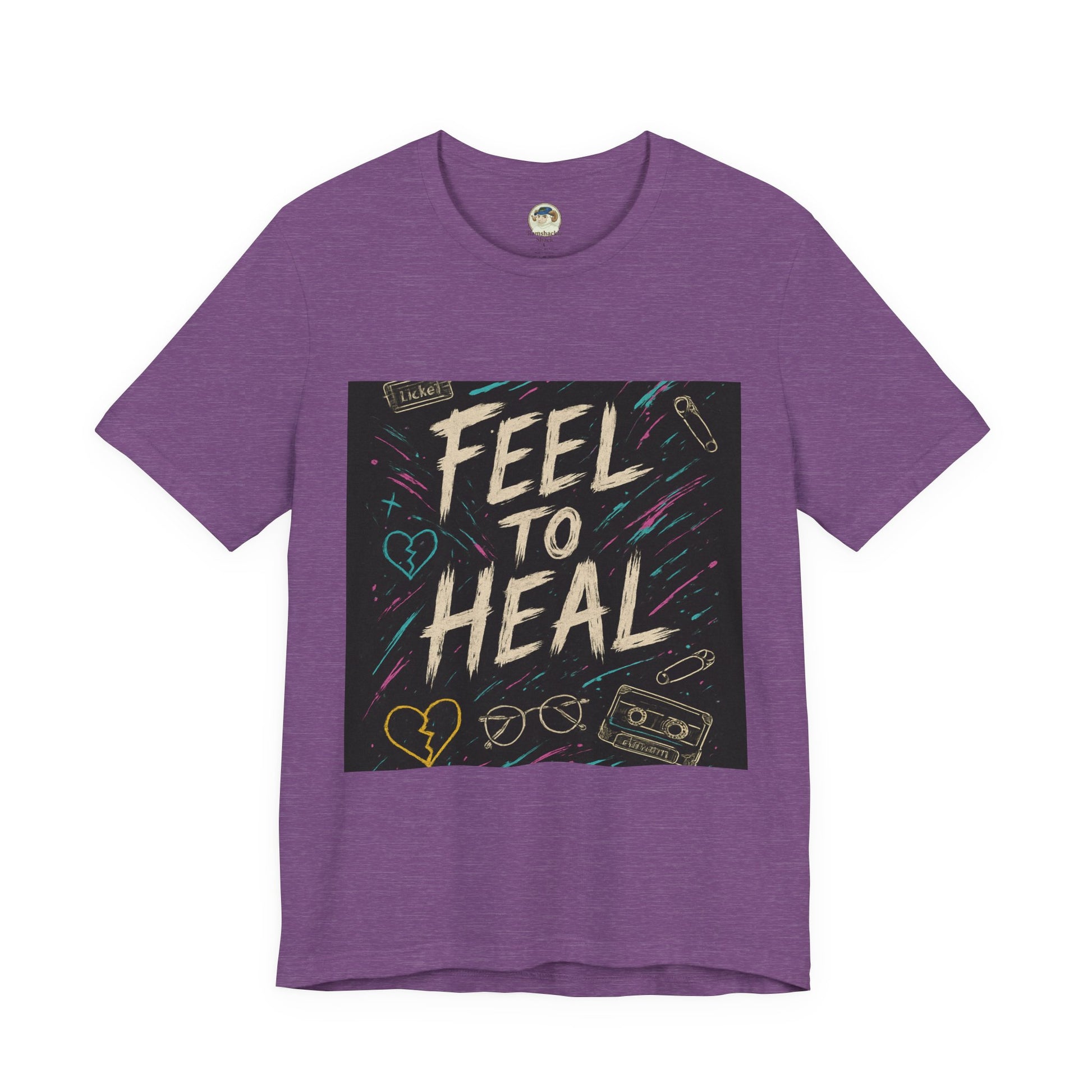 Feel to Heal T-Shirt — Inspirational 'Feel to Heal' Tee - Ramshackle Shack